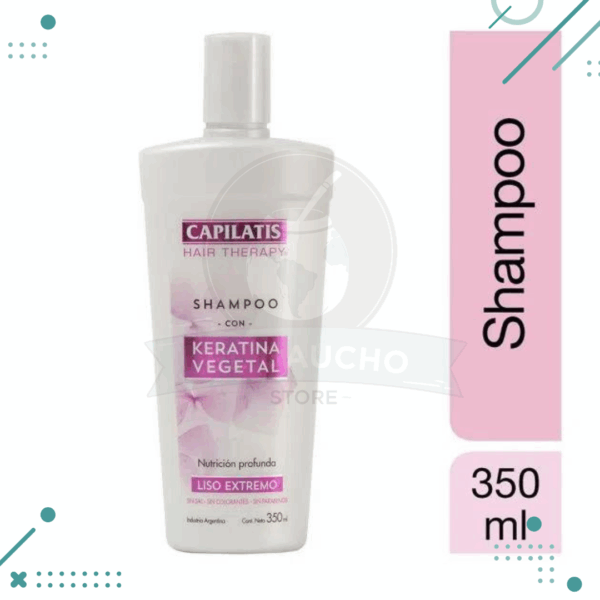 Capilatis Shampoo Keratina Vegetal 350ml Liso Extremo