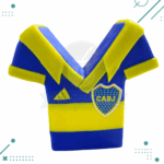 Adorno para Torta - Camiseta BOCA JUNIORS 10cm Aprox - Imagen 3