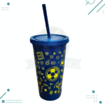 Vaso Eco Boca Juniors con Sorbete y Tapa 400ml
