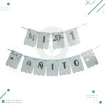 Banderin "MI PRIMER AÑITO" CELESTE (2mts.)