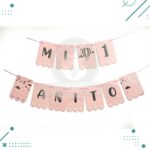 Banderin "MI PRIMER AÑITO" ROSA (2mts.)