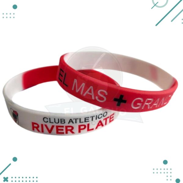 Pulsera de Goma - River Plate