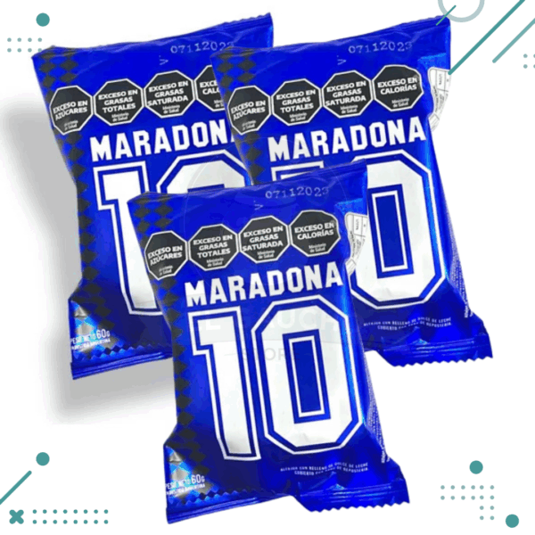 Alfajor Maradona 60gr (Pack x3 unidades) (180gr)