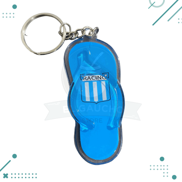 Llavero Ojota Acrilico RACING
