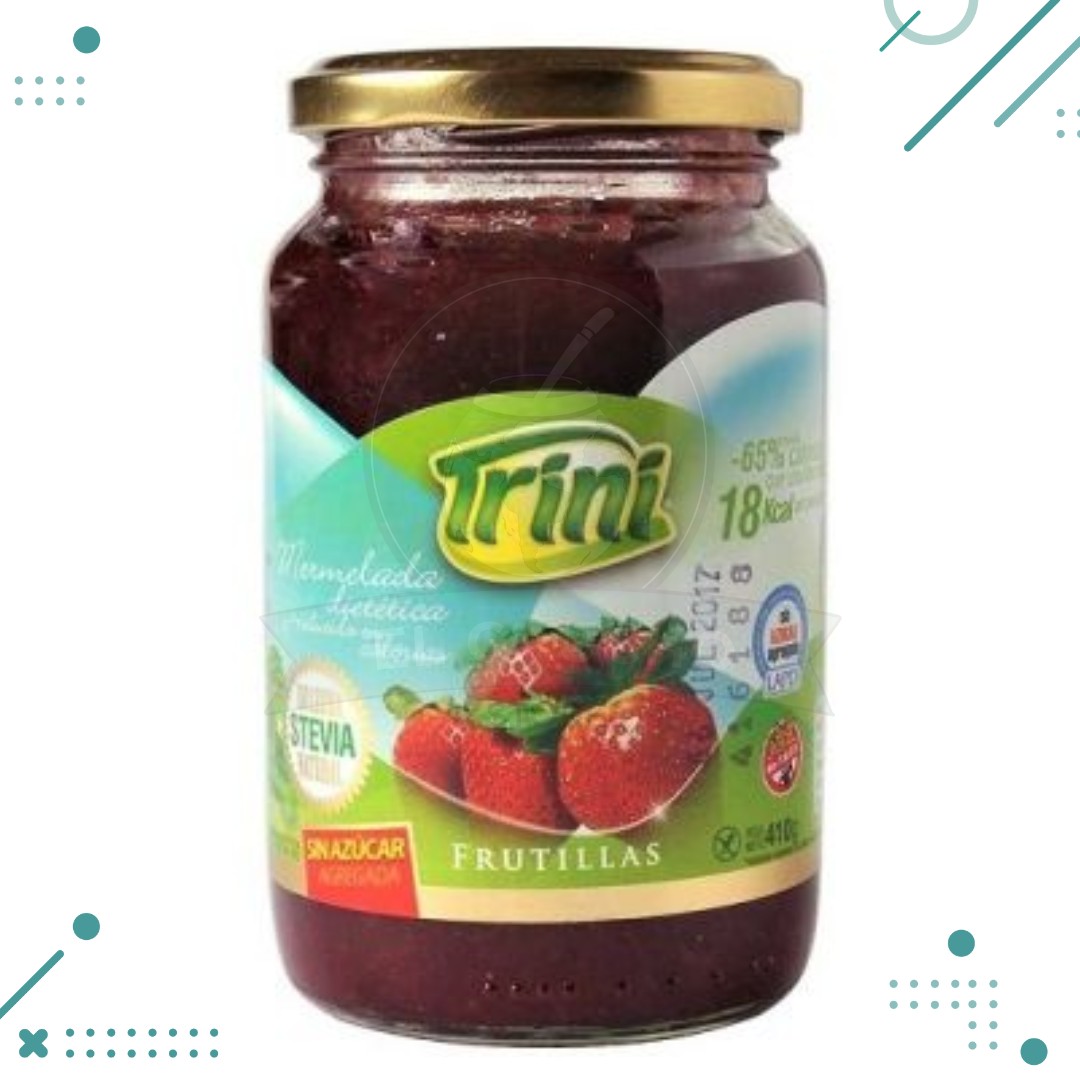 FRUTILLA-TRINI.png MERMELADA DIETETICA TRINI (SABOR FRUTILLAS) 410GR. - Imagen 1