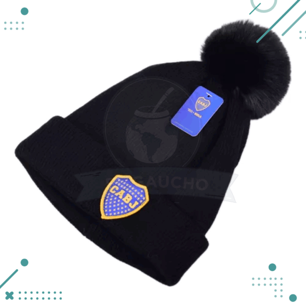 GORRO LANA BOCA NEGRO