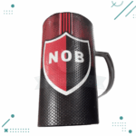 Vaso guira Fernet Oficial Newells Con Raspador 3/4 litros