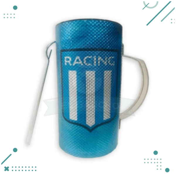 Vaso guira Fernet Oficial Racing Con Raspador 3/4 litros