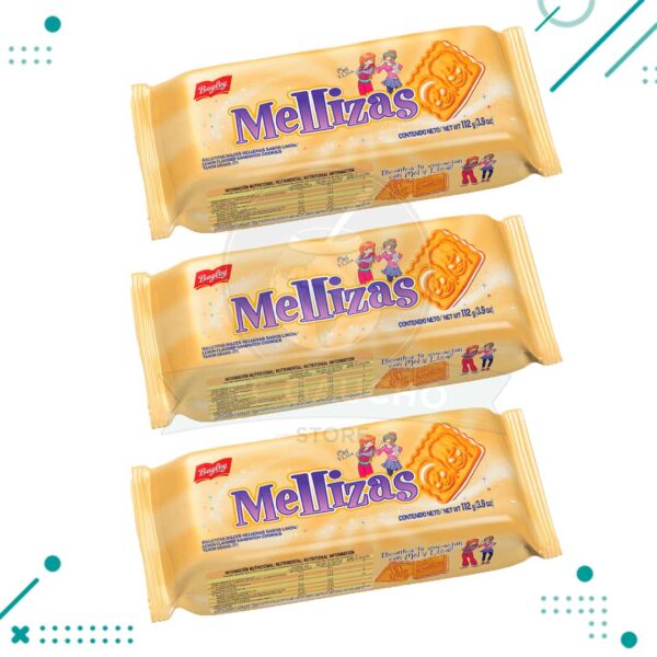 Galletitas Mellizas (118gr.) (Pack de 3u.) (354gr.)