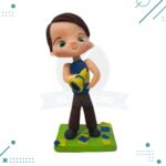 Adorno para Torta - Hincha Boca Juniors 15cm aprox Corneta