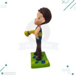 Adorno para Torta - Hincha Boca Juniors 15cm aprox Corneta - Imagen 3