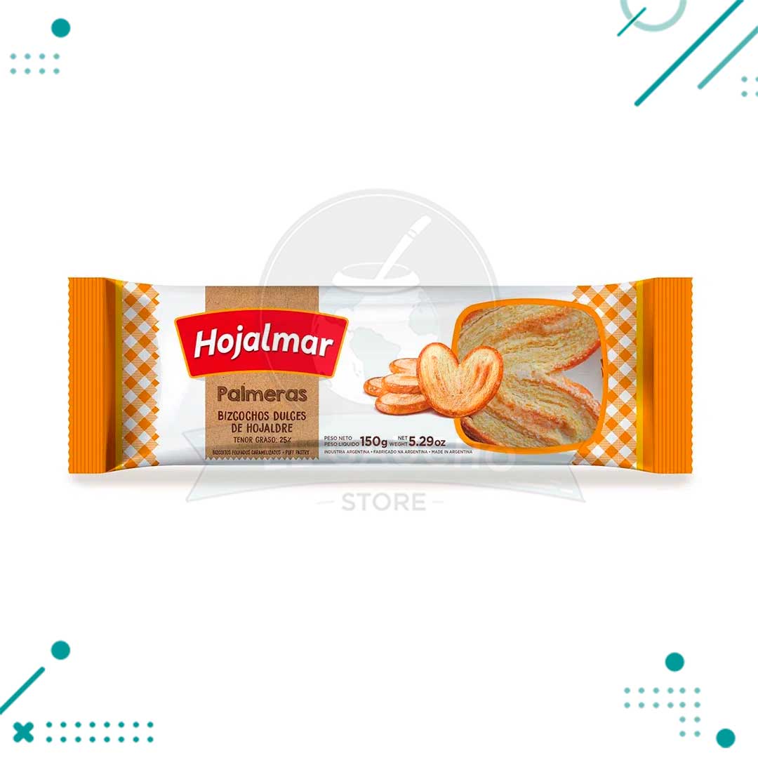 Hojalmar-Palmeras-Dulces-de-Hojaldre-150g.jpg Hojalmar Palmeritas Dulces de Hojaldre 150g - Imagen 1