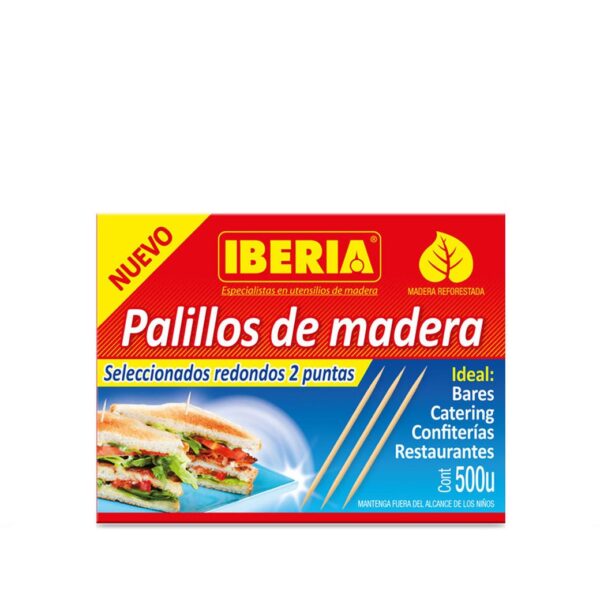 Escarbadientes Palillos X 500u. Iberia