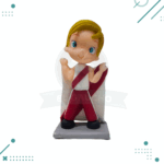 Adorno para Torta - hincha con bandera RIVER PLATE 17cm Aprox