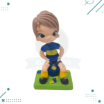 Adorno para Torta - Hincha Jugadora Boca Juniors 15cm aprox