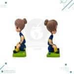 Adorno para Torta - Hincha Jugadora Boca Juniors 15cm aprox - Imagen 2