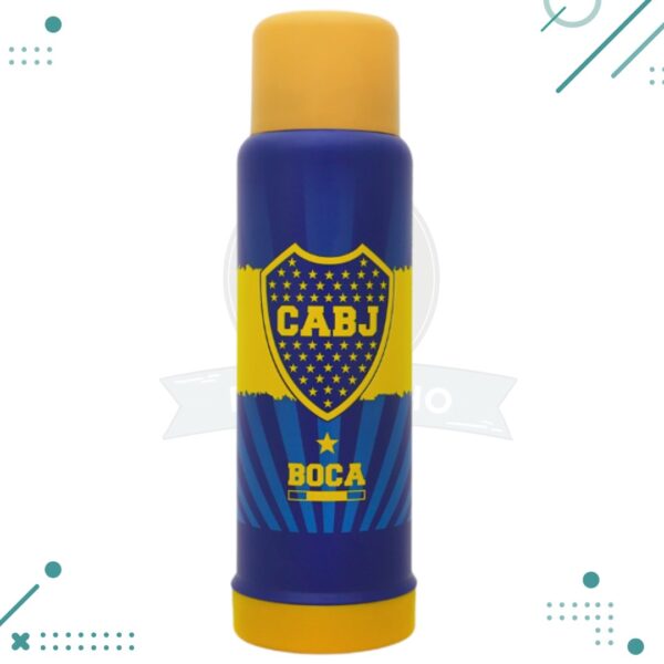 TERMO LUMILAGRO VIDRIO (950C.C) BOCA JUNIORS. MOD 1