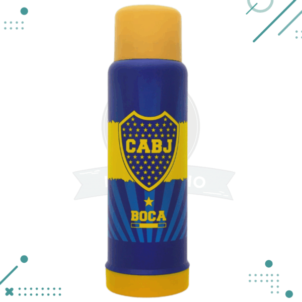 TERMO LUMILAGRO VIDRIO (950C.C) BOCA JUNIORS. MOD 1