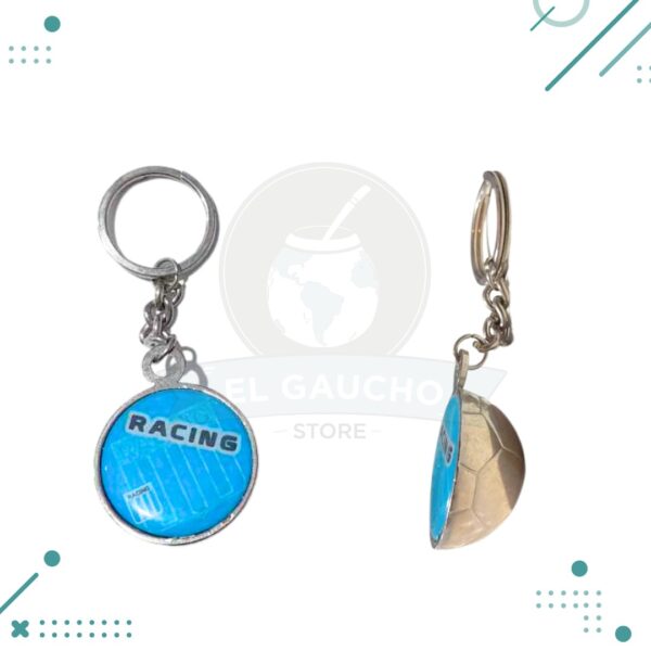 Llavero media pelota RACING