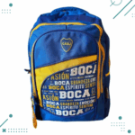 Mochila Boca Juniors Grande - Azul con Palabras (Pasion, Grandeza, Emoción, etc)