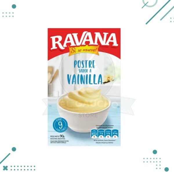 Postre VAINILLA Ravana 90gr