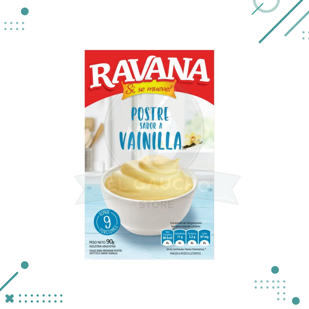 RAVANA-VAINILLA.png Postre VAINILLA Ravana 90gr - Imagen 1