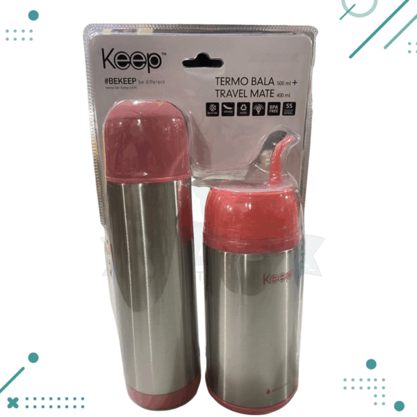 Termo + mate AUTOCEBANTE ROSA