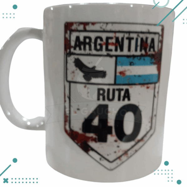 Taza Argentina "ARGENTINA RUTA 40"