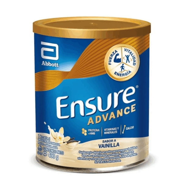Ensure Advance Polvo Lata 400 Grs Vainilla Multivitaminico