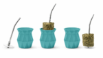 Mate Facetado color Turqueza + Bombilla incluida - Imagen 3