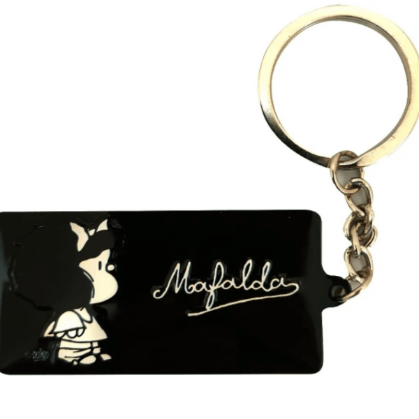 Llavero Mafalda COLOR NEGRO
