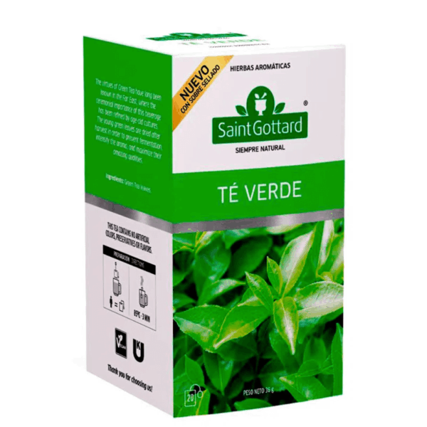 Té VERDE Saint Gottard 20 U (36g)