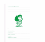 Agenda Mafalda 2022 Semanal Espiralada 13x19 Cm VIOLETA - Imagen 3