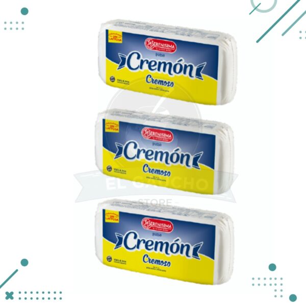 Queso CREMON 3 Un X 500 G (1.5Kg aprox TOTAL)