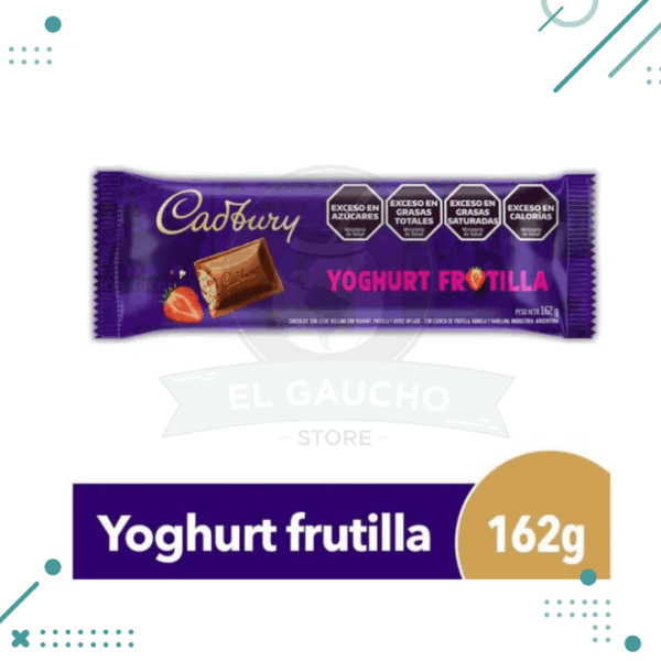 Chocolate Cadbury Yogur Frutilla 162gr