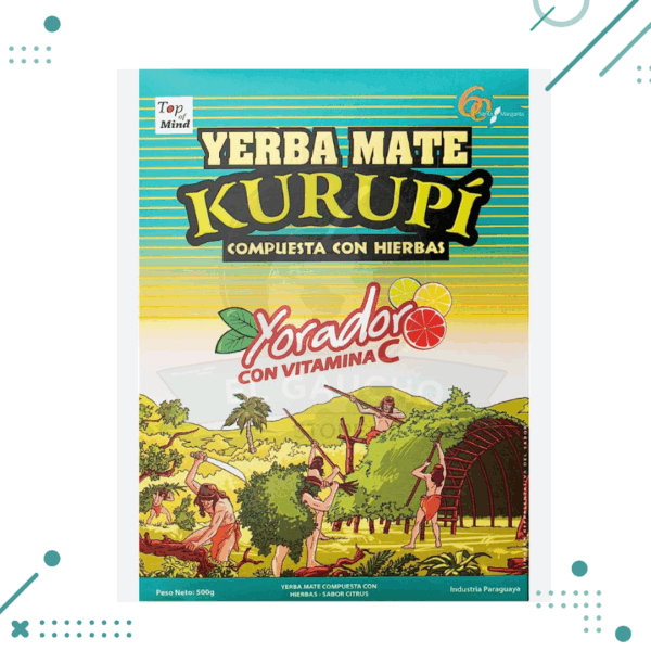Yerba Mate Kurupí YORADOR 500 Gr Paraguay