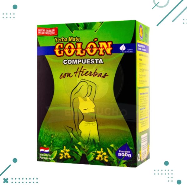 Yerba Mate Colon Compuesto con Hierbas 500 Gr Paraguay