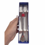 Bombilla PREMIUM PIEDRA ROJA Desarmable Pico de Loro + limpiador de regalo