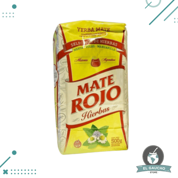 Yerba Mate Mate Rojo Con Hierbas (500gr)