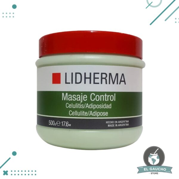 Crema LIDHERMA Masaje Control CELULITIS-ADIPOSIDAD (500g)