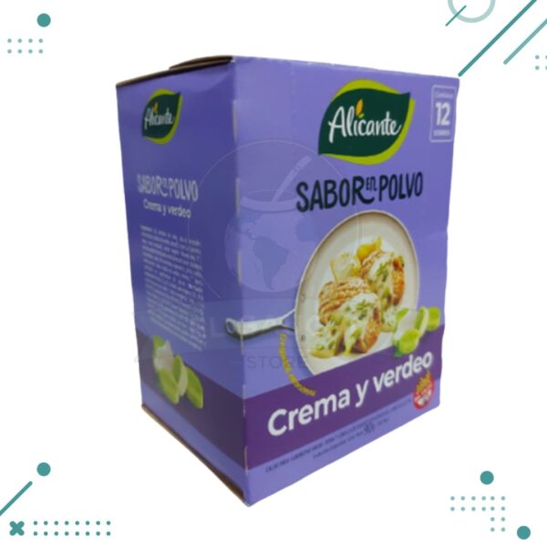 Alicante Sabor En Polvo CREMA Y VERDEO 7,5gr (Pack X12)