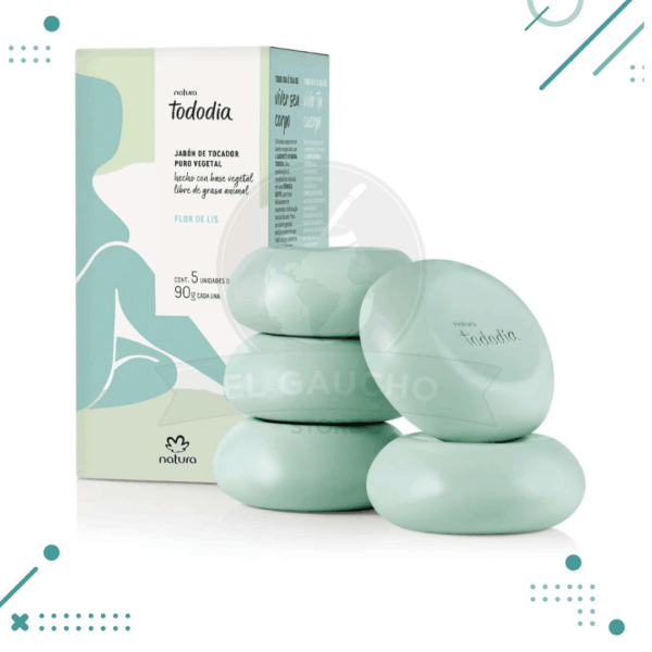 Natura Jabones Tododia Flor de Lis 5unid 90gr (450g)