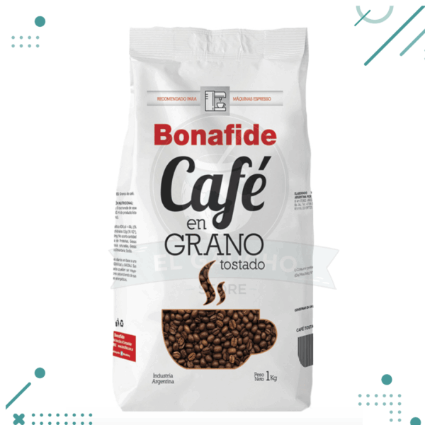 Café Bonafide WHITE EN GRANOS-BEANS X 1KG