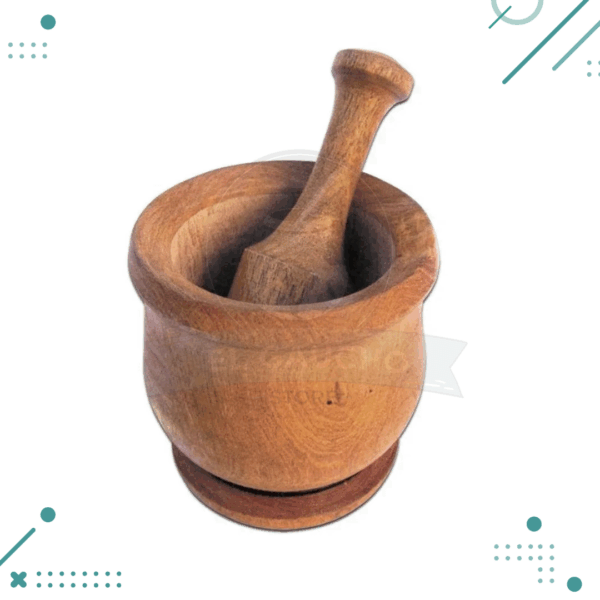 Mortero de Madera con Pison