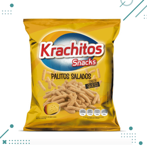 Palitos salados KRACHITOS sabor queso 500gr