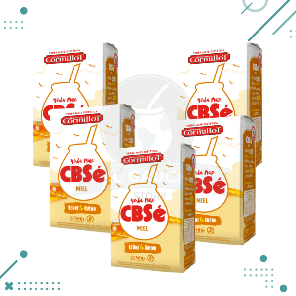 Yerba Mate Cbsé Con Miel (500g)(pack 5 un)(2.5kg)