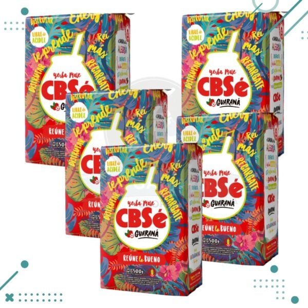Yerba Mate CbSE Guarana (500g)(pack 5 un)(2.5kg)
