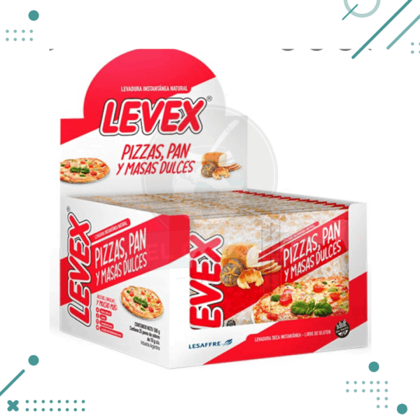 Levex Levadura Dry Instant Yeast Active Yeast x20 g (caja x 25 un)(500gr)