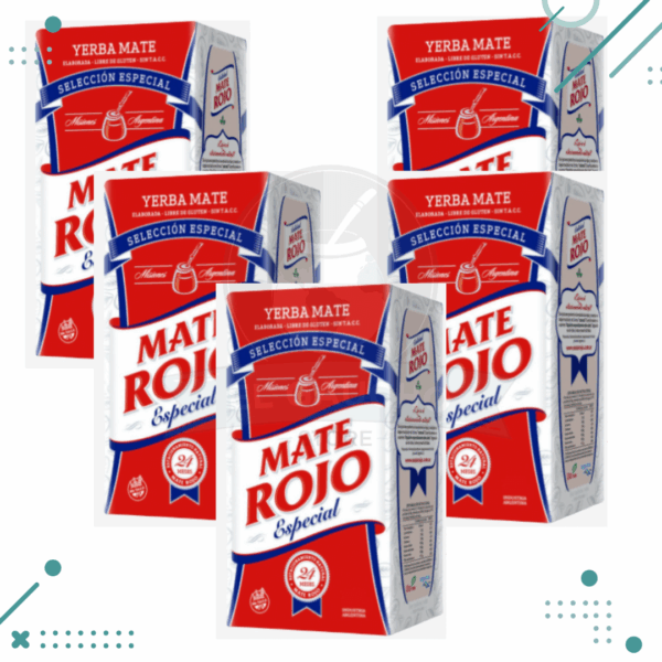 Yerba Mate Mate Rojo Especial (1Kg) (pack x 5) (5kg)