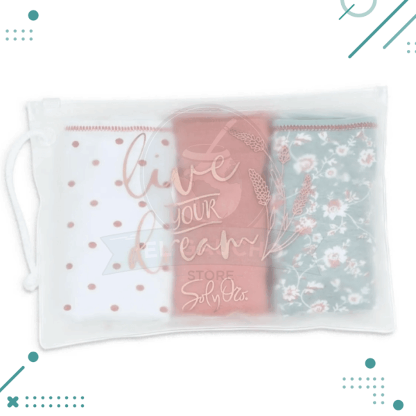 Pack x3 Colaless Algodon “Sol Y Oro” – Modelo 6, Talle 3